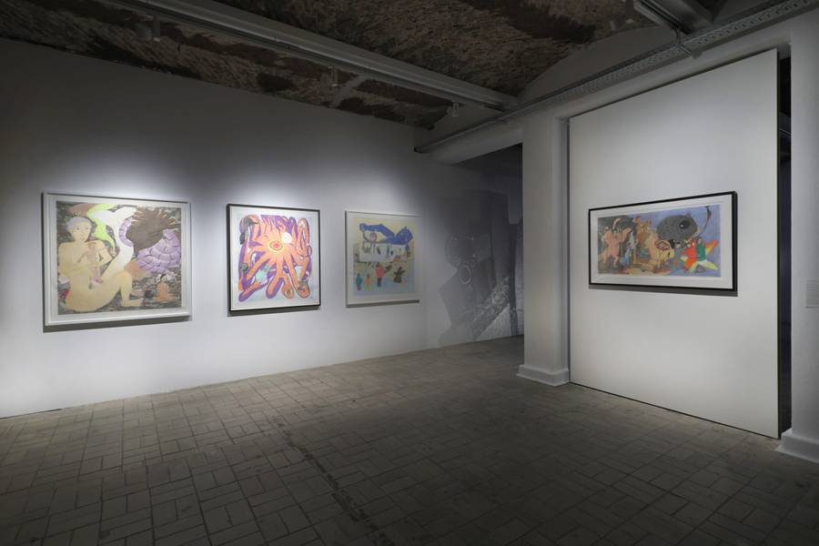 Shuvinai Ashoona, installation view, 11th Berlin Biennale, KW Institute for Contemporary Art, 5.9.–1.11.2020, photo: Silke Briel
