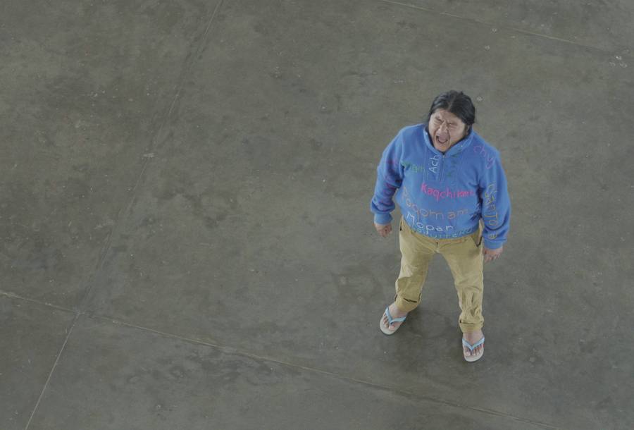 Edgar Calel in collaboration with Fernando Pereira dos Santos, Sueño de Obsidiana [Obsidian Dream], 2020, HD video, color, stereo, 3’57’’ (work in progress), © Sendero Filmes, courtesy Edgar Calel and Fernando Pereira dos Santos, photo: Chico Bahia
