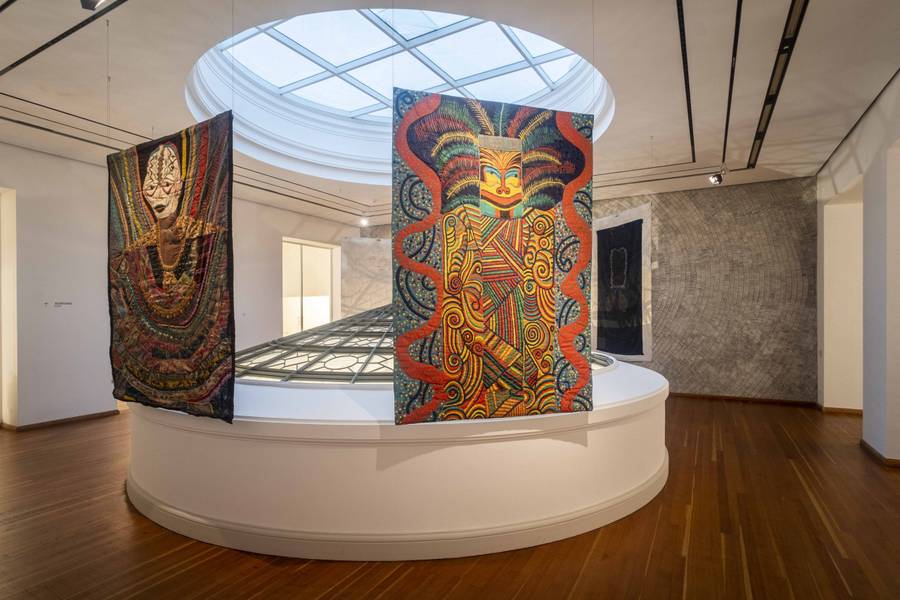 Pacita Abad, installation view, 11th Berlin Biennale, Gropius Bau, 5.9.–1.11.2020, photo: Mathias Völzke
