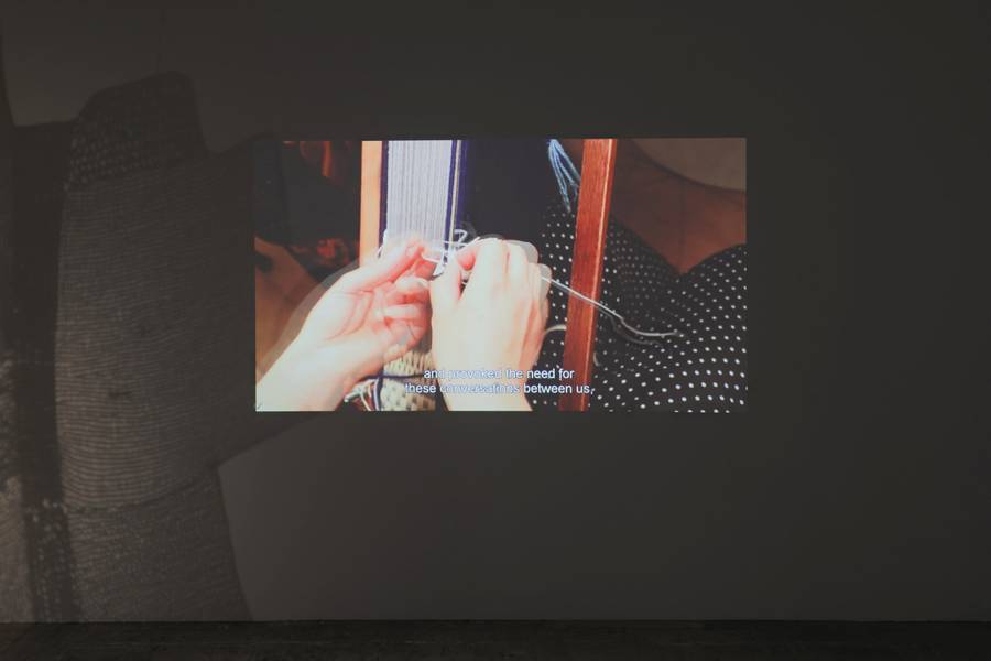 Paula Baeza Pailamilla, Kurü Mapu [Black Land], 2018, installation view, 11th Berlin Biennale, KW Institute for Contemporary Art, 5.9.–1.11.2020, photo: Silke Briel
