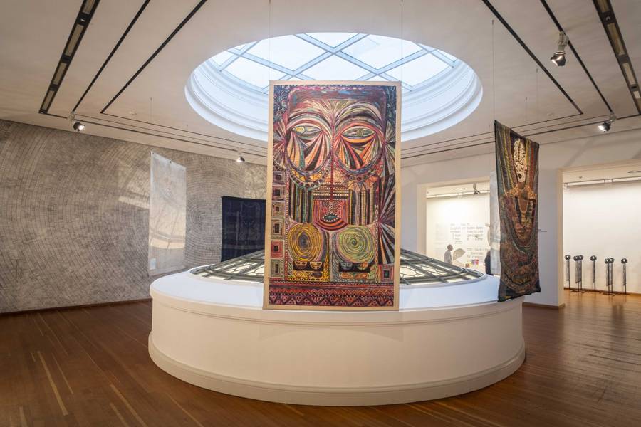 Pacita Abad, installation view, 11th Berlin Biennale, Gropius Bau, 5.9.–1.11.2020, photo: Mathias Völzke
