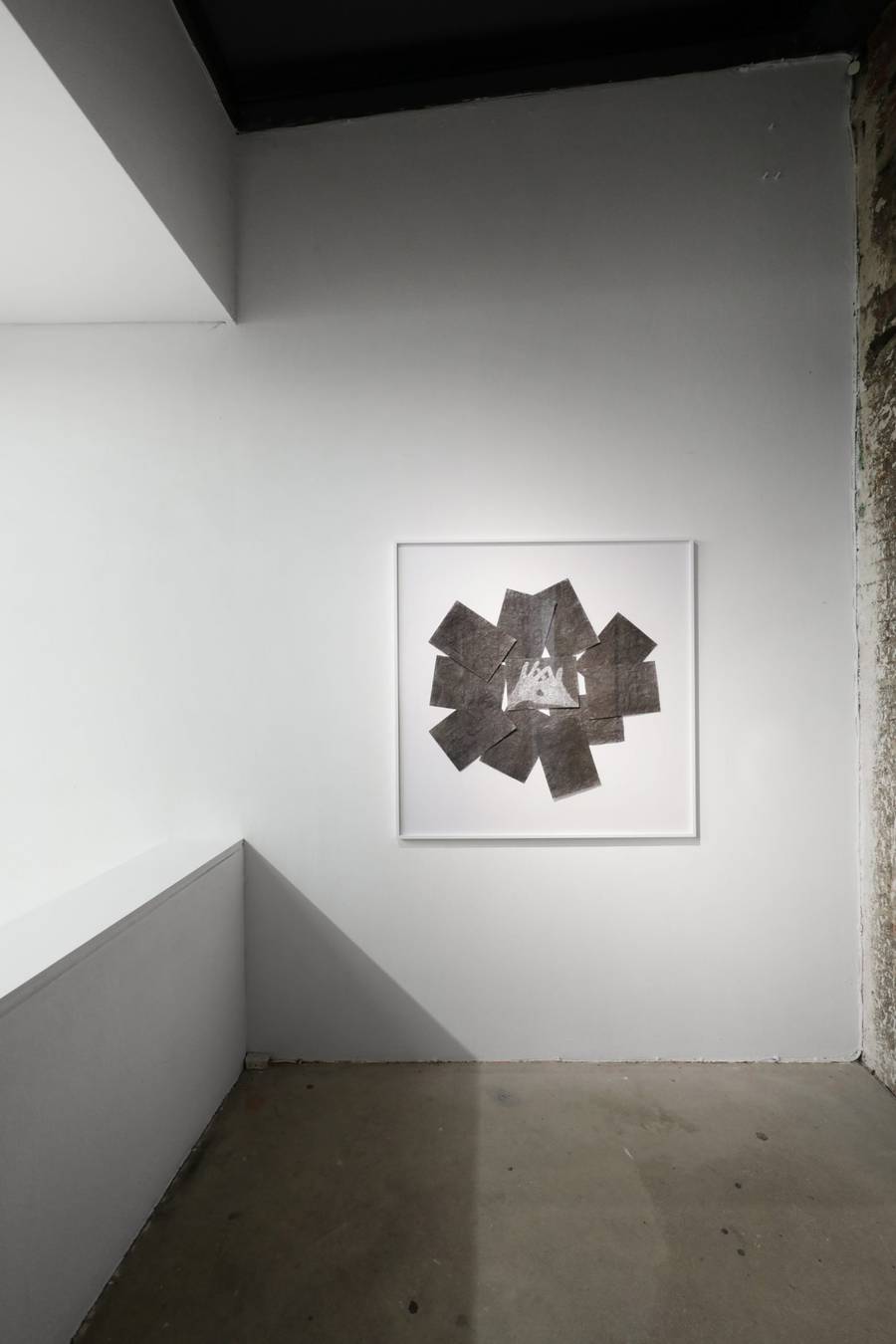 Edgar Calel, Ni Ch’itiloj Ri q’aq [Phonemes of Fire], 2020–ongoing, charcoal, pencil, pen, india ink on paper, cardboard, various formats, installation view, 11th Berlin Biennale, KW Institute for Contemporary Art, 5.9.–1.11.2020, photo: Silke Briel
